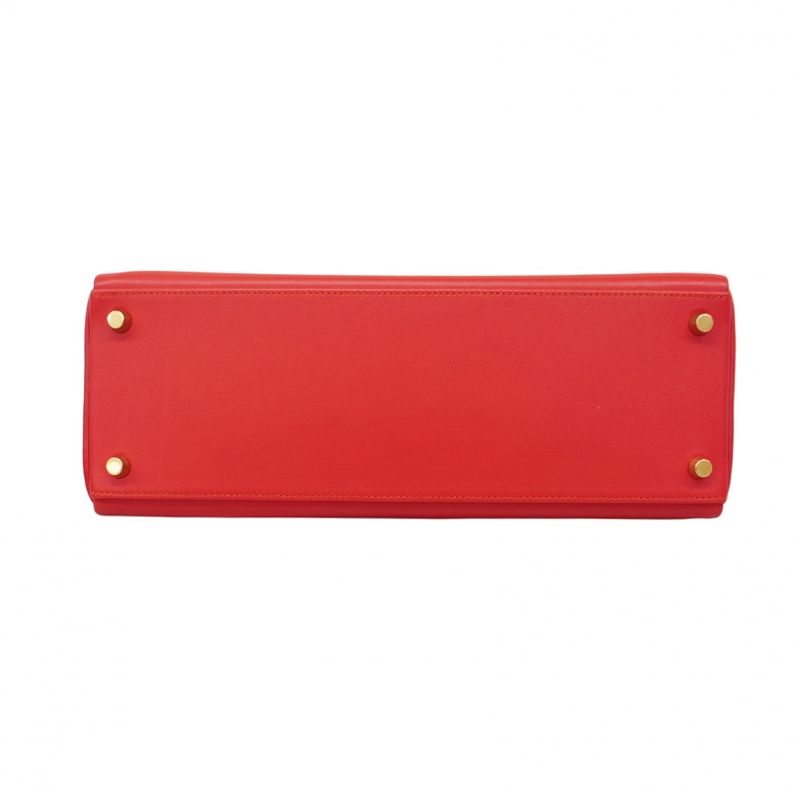 Hermes Handbag Kelly 32 Voga River Rouge Vif Gold Hardware □C Stamp 2way Bag