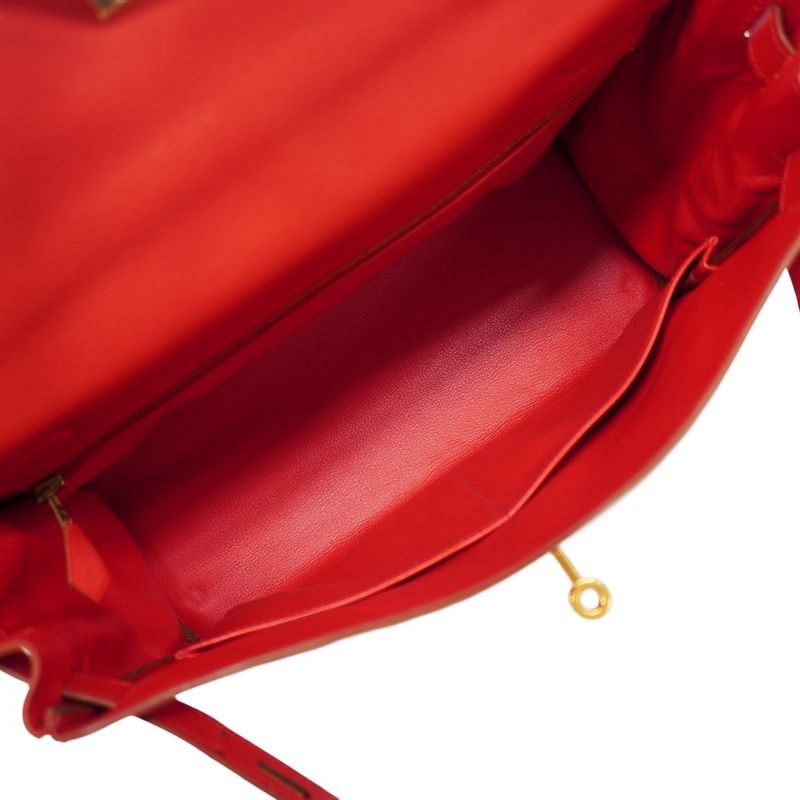 Hermes Handbag Kelly 32 Voga River Rouge Vif Gold Hardware □C Stamp 2way Bag