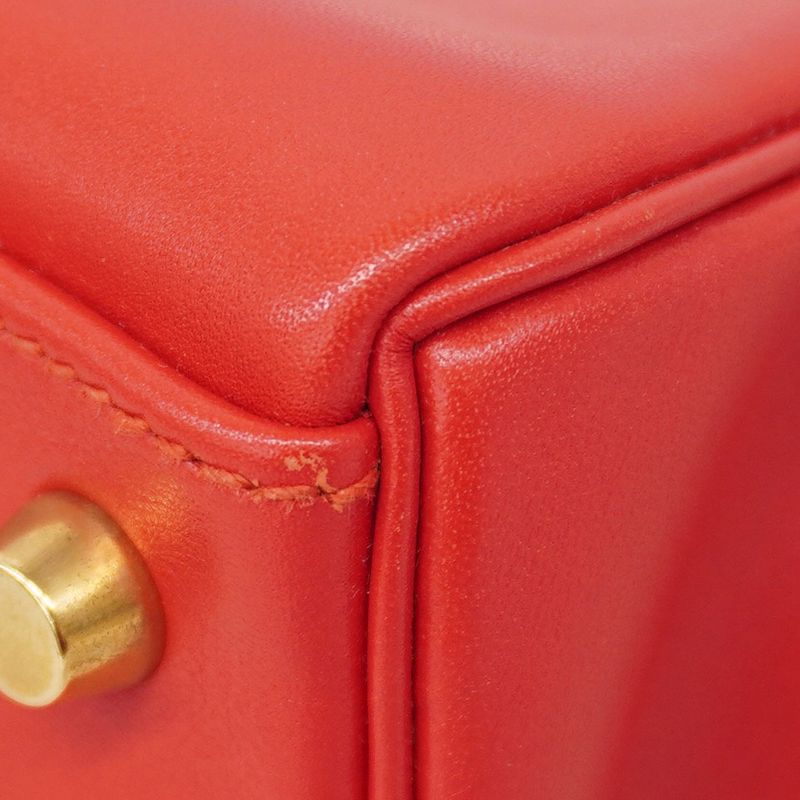 Hermes Handbag Kelly 32 Voga River Rouge Vif Gold Hardware □C Stamp 2way Bag