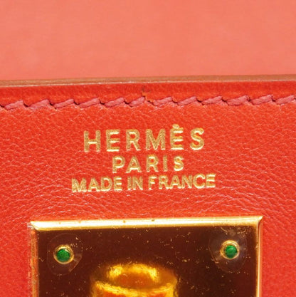 Hermes Handbag Kelly 32 Voga River Rouge Vif Gold Hardware □C Stamp 2way Bag