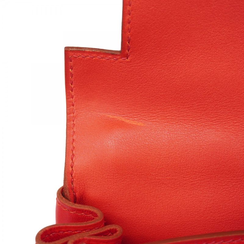 Hermes Handbag Kelly 32 Voga River Rouge Vif Gold Hardware □C Stamp 2way Bag