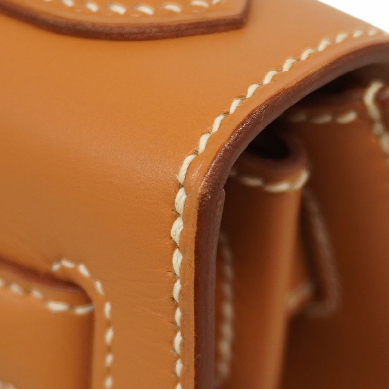 Hermes Handbag Kelly 28 Barenia Natural Gold Hardware ○Y Stamp 2way Bag Ladies