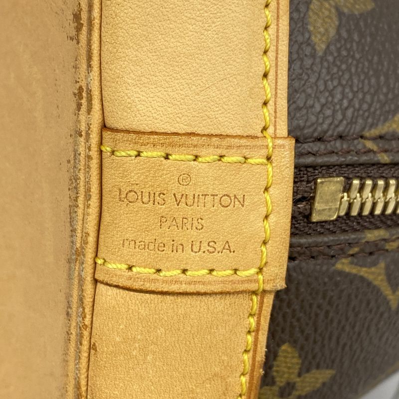 Louis Vuitton Handbag Monogram Alma M51130 Brown Ladies
