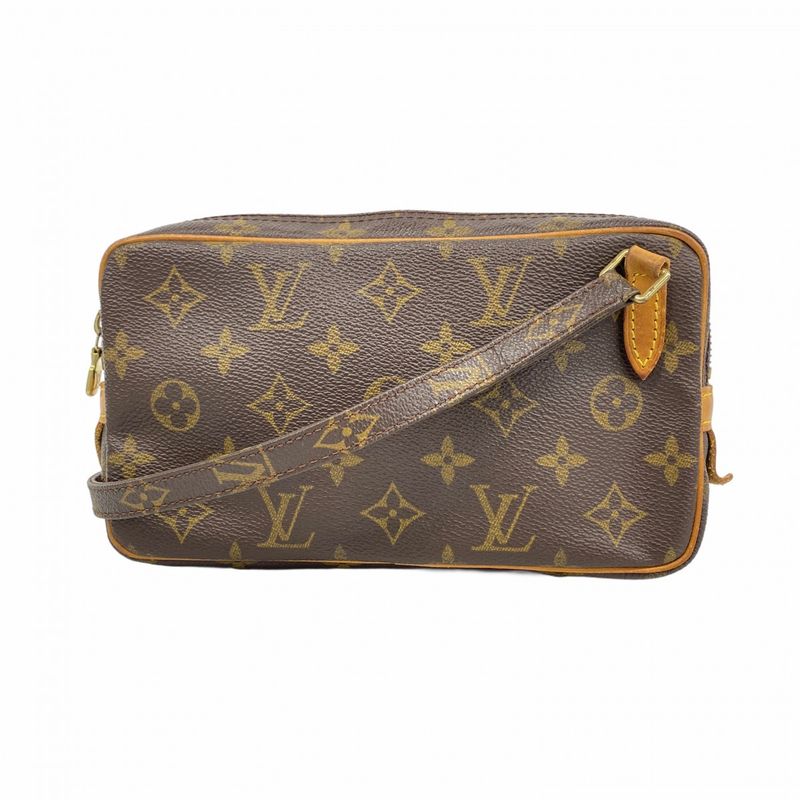 Louis Vuitton Shoulder Bag Monogram Marly Bandouliere M51828 Brown Women's