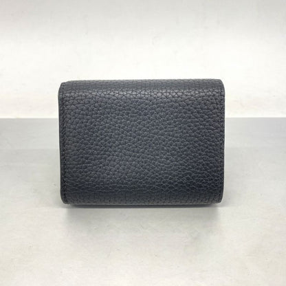 Louis Vuitton Wallet Taurillon Portefeuille Capucines Tiny M12149 Noir Black