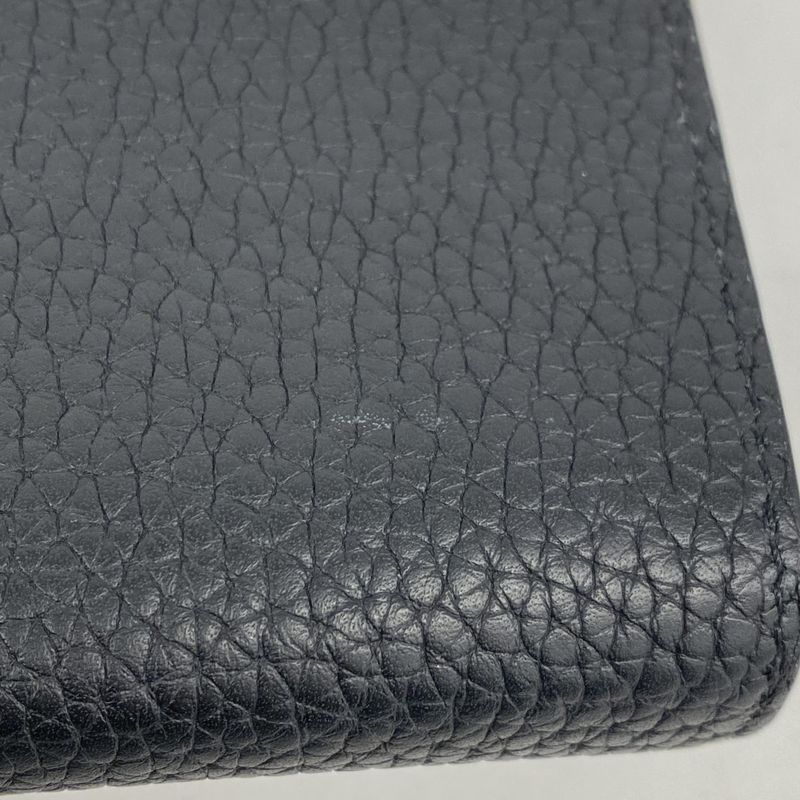 Louis Vuitton Wallet Taurillon Portefeuille Capucines Tiny M12149 Noir Black