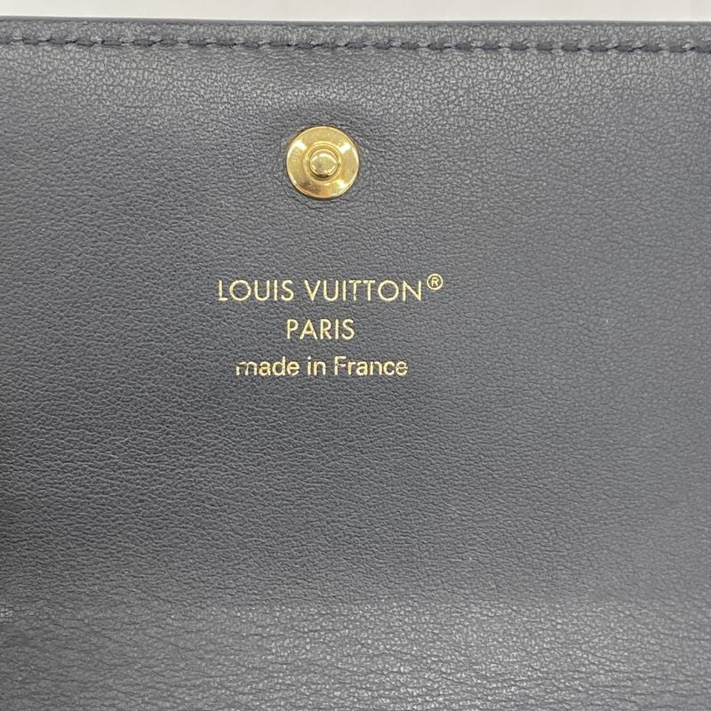 Louis Vuitton Wallet Taurillon Portefeuille Capucines Tiny M12149 Noir Black