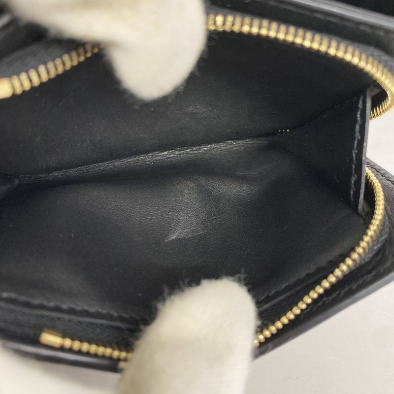 Louis Vuitton Wallet Taurillon Portefeuille Capucines Tiny M12149 Noir Black