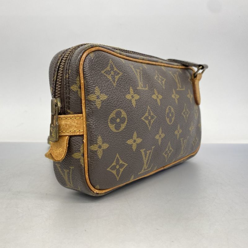 Louis Vuitton Shoulder Bag Monogram Marly Bandouliere M51828 Brown Women's