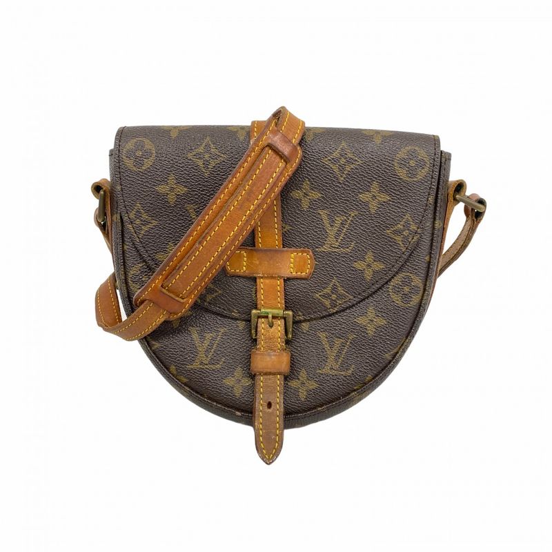 Louis Vuitton Shoulder Bag Monogram Chien Tee PM M40646 Brown Women's