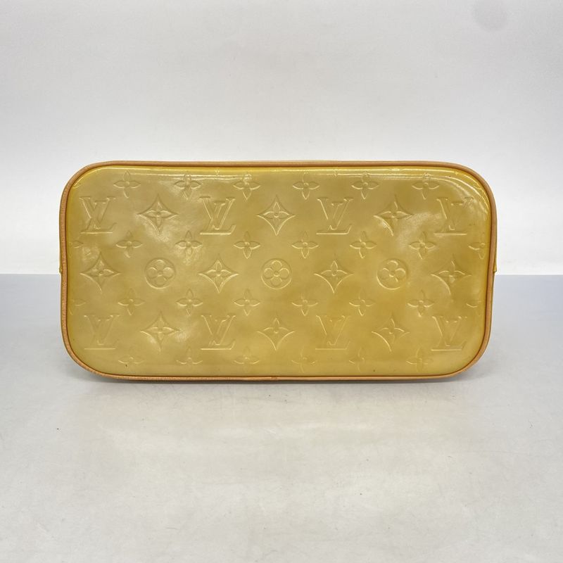 Louis Vuitton Tote Bag Vernis Houston M91004 Beige Ladies