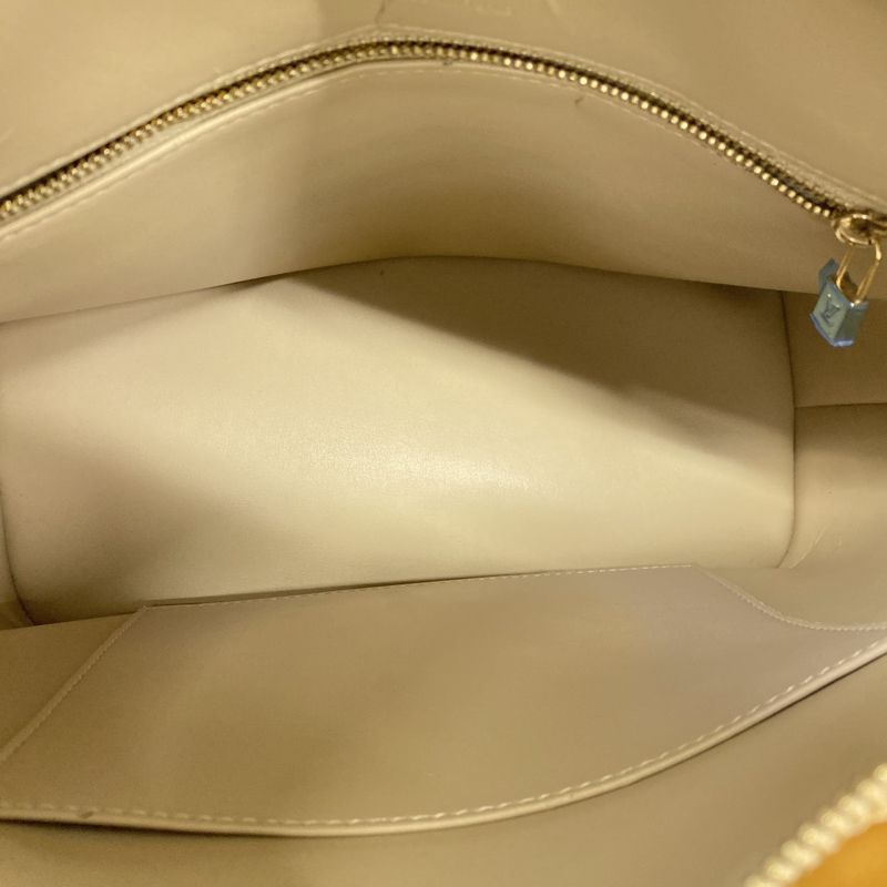 Louis Vuitton Tote Bag Vernis Houston M91004 Beige Ladies