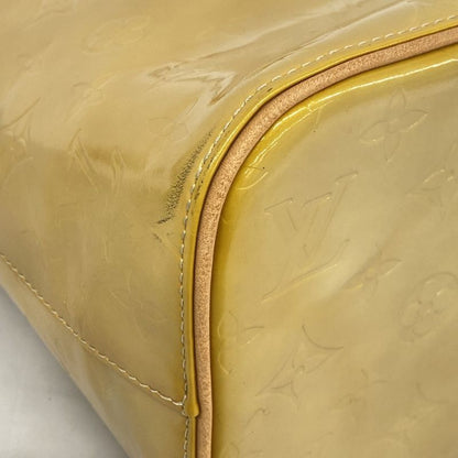 Louis Vuitton Tote Bag Vernis Houston M91004 Beige Ladies