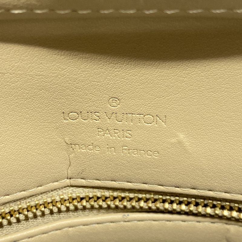 Louis Vuitton Tote Bag Vernis Houston M91004 Beige Ladies