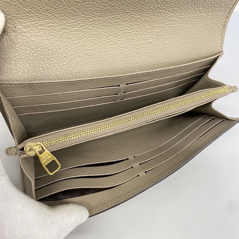 Louis Vuitton Long Wallet Monogram ・empreinte Bicolor Portefeuille Sarah M81049