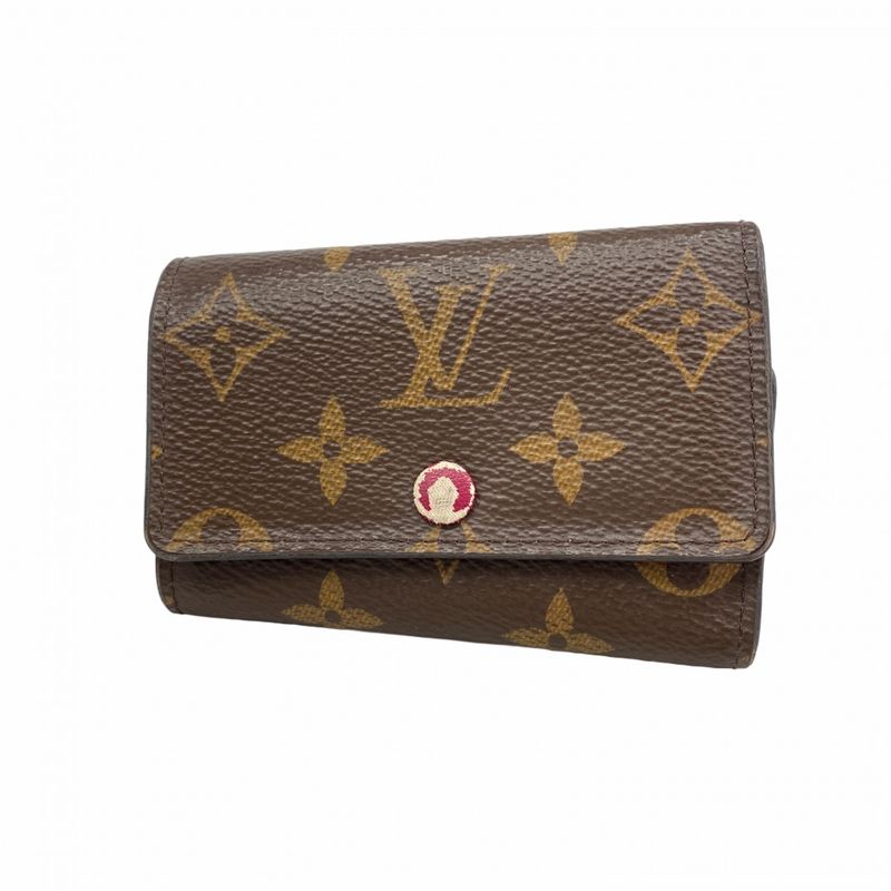Louis Vuitton Key Case Monogram Multicles 6 M60701 Fuchsia Ladies