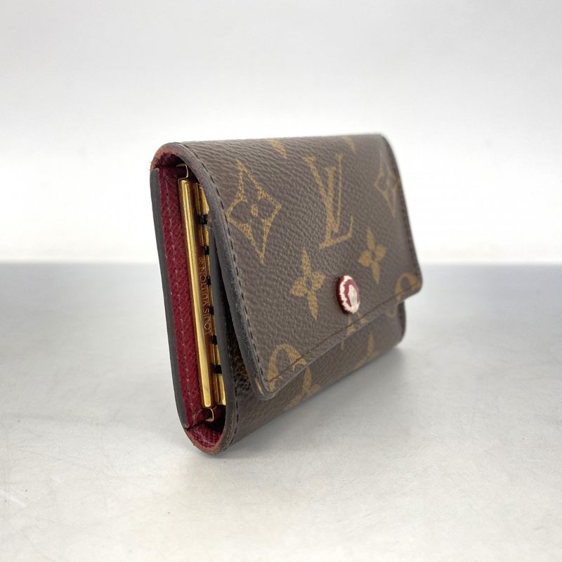 Louis Vuitton Key Case Monogram Multicles 6 M60701 Fuchsia Ladies