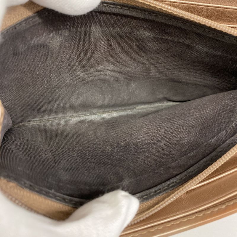 Guccissima 251861 Leather Brown Gold Hardware Women's Long Wallet