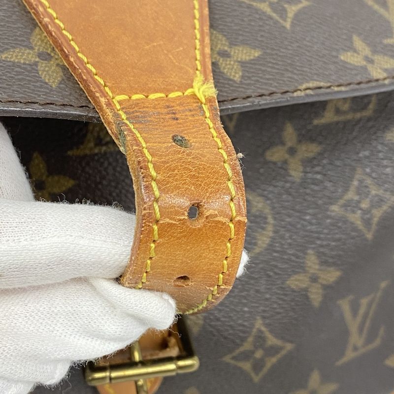 Louis Vuitton Shoulder Bag Monogram Genefeuille GM M51225 Brown Ladies