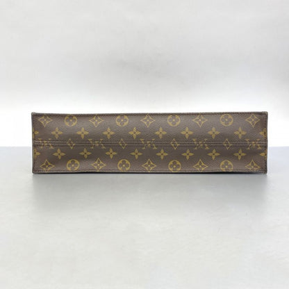 Louis Vuitton Tote Bag Monogram Sac Plastic M51140 Brown Ladies