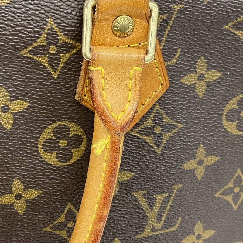 Louis Vuitton Tote Bag Monogram Sac Plastic M51140 Brown Ladies