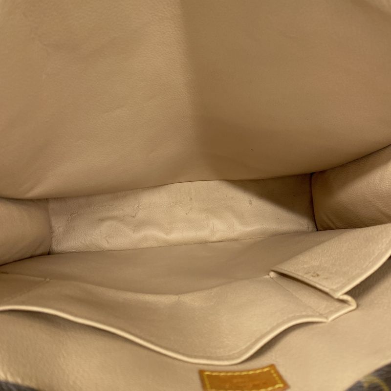 Louis Vuitton Tote Bag Monogram Sac Plastic M51140 Brown Ladies