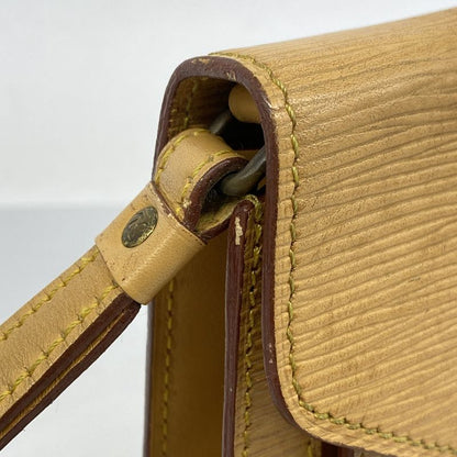 Louis Vuitton Clutch Bag Epi Pochette Serie Dragonne M52616 Winnipeg Beige