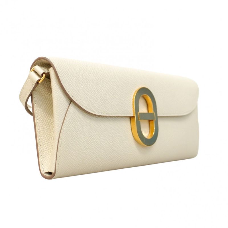 Hermes Shoulder Wallet Chaine D'ancre Maillon To Go Vaux Epson Cles Gold