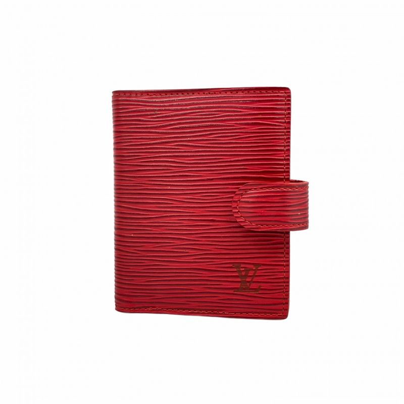 Louis Vuitton Notebook Cabas - Epi Agenda Mini R20077 Castilian Red Ladies