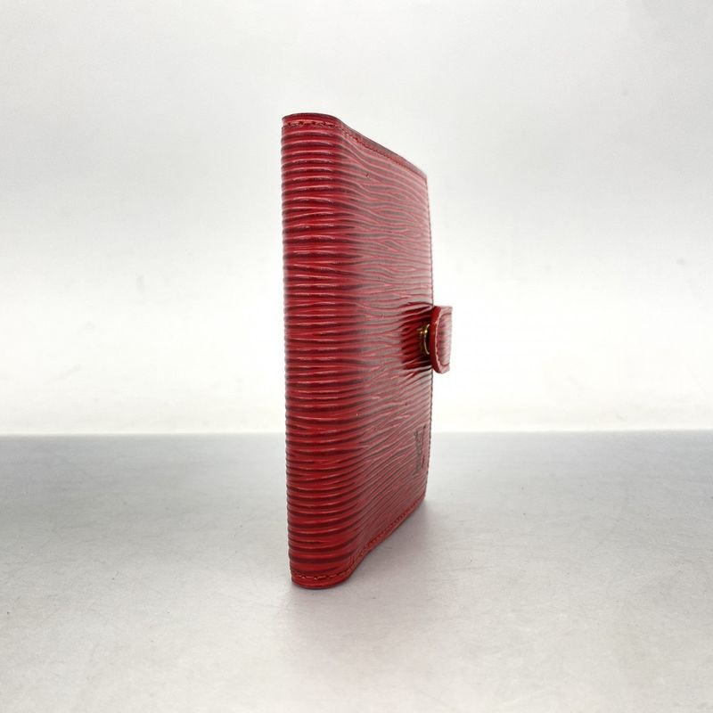 Louis Vuitton Notebook Cabas - Epi Agenda Mini R20077 Castilian Red Ladies