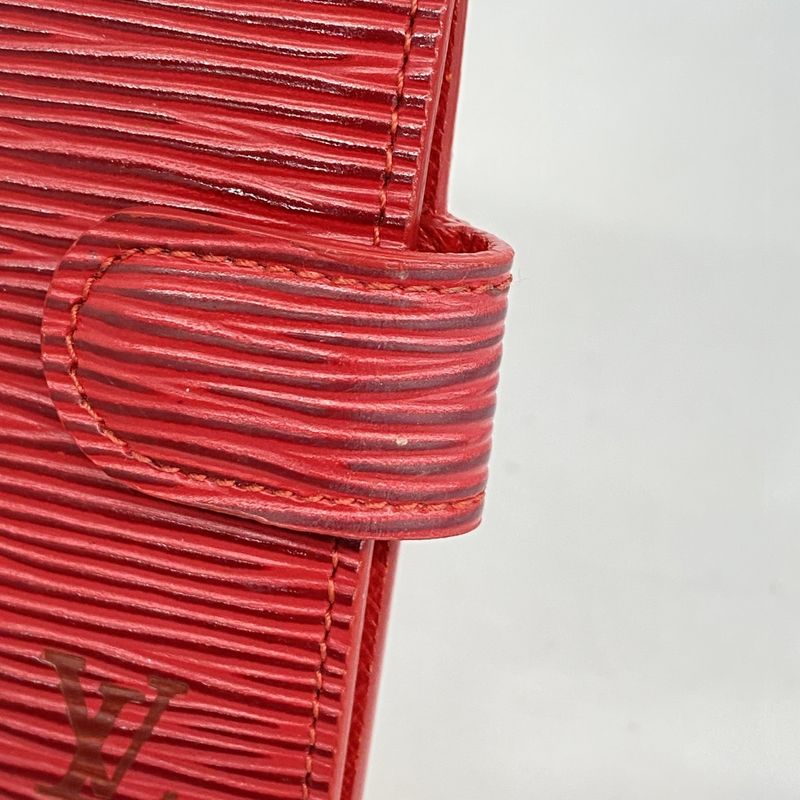 Louis Vuitton Notebook Cabas - Epi Agenda Mini R20077 Castilian Red Ladies
