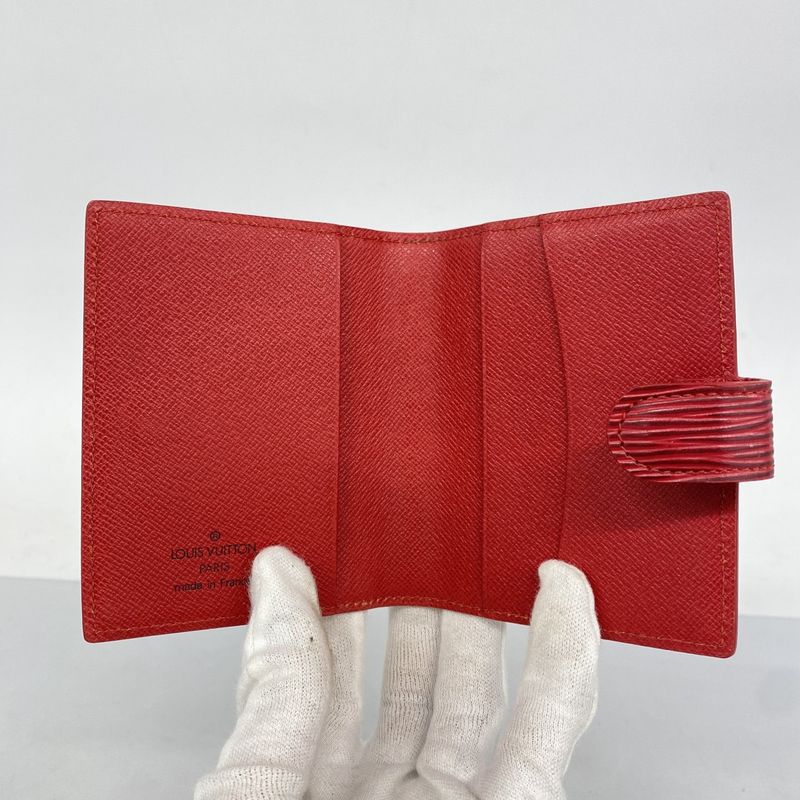 Louis Vuitton Notebook Cabas - Epi Agenda Mini R20077 Castilian Red Ladies