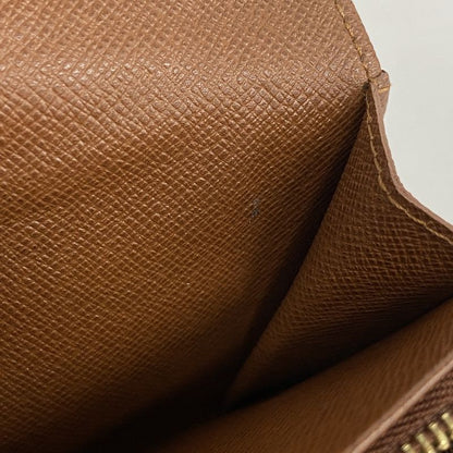 Louis Vuitton Wallet Monogram Portomone Vietresor M61730 Brown Ladies