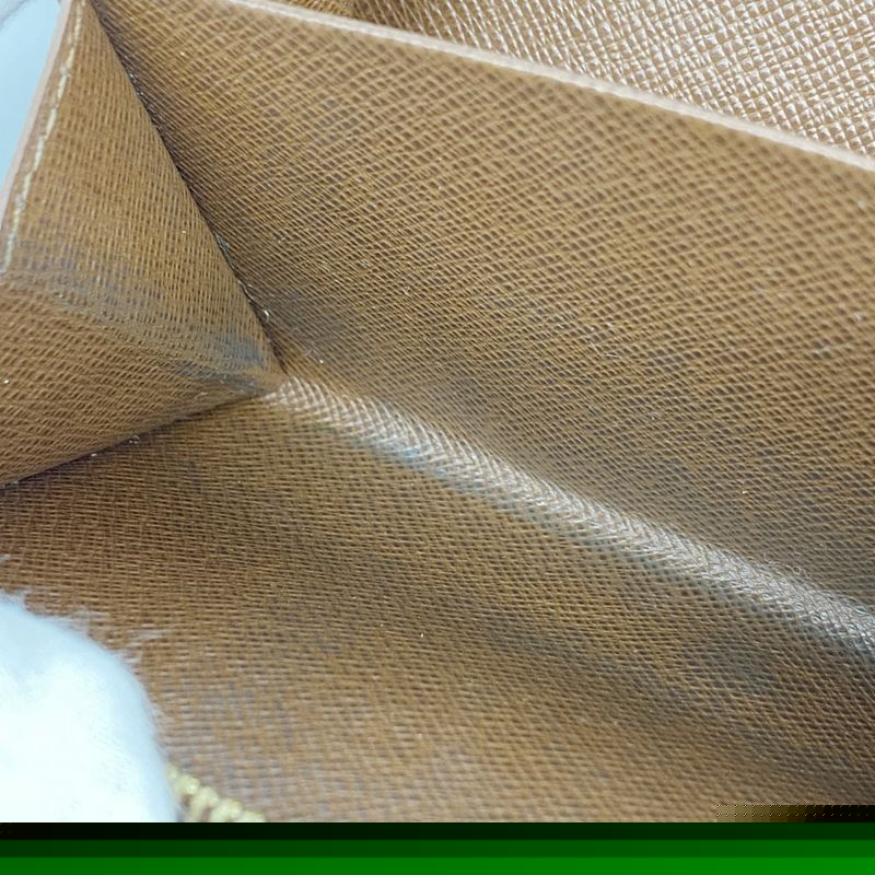 Louis Vuitton Wallet Monogram Portomone Vietresor M61730 Brown Ladies