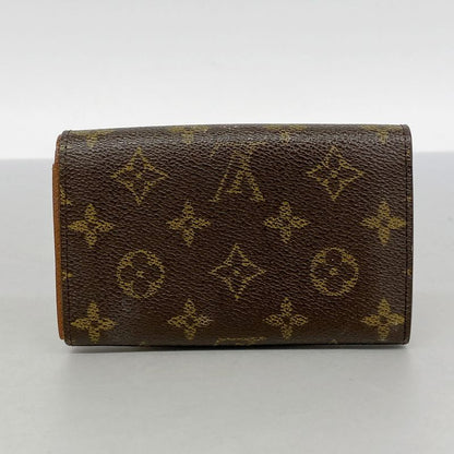 Louis Vuitton Wallet Monogram Portomone Vietresor M61730 Brown Ladies