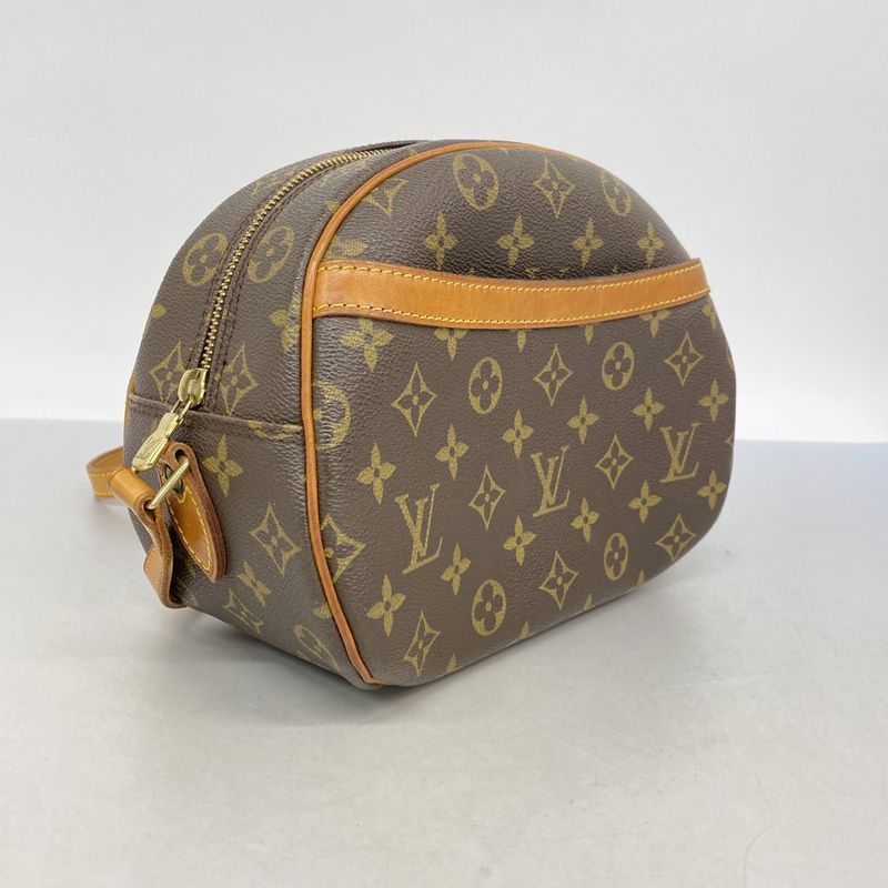 Louis Vuitton Shoulder Bag Monogram Blois M51221 Brown Ladies