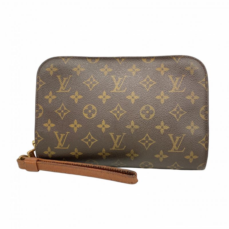 Louis Vuitton Clutch Bag Monogram Orsay M51790 Brown Men's