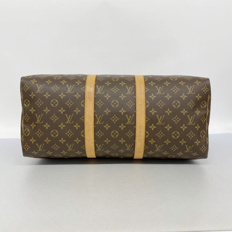 Louis Vuitton Boston Bag Monogram Keepall 50 M41426 Brown Men Women Unisex