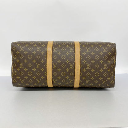Louis Vuitton Boston Bag Monogram Keepall 50 M41426 Brown Men Women Unisex