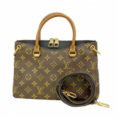 Louis Vuitton Handbag Monogram Pallas BB M41218 Brown Noir Black 2way Bag Ladies