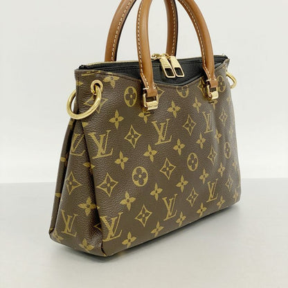 Louis Vuitton Handbag Monogram Pallas BB M41218 Brown Noir Black 2way Bag Ladies