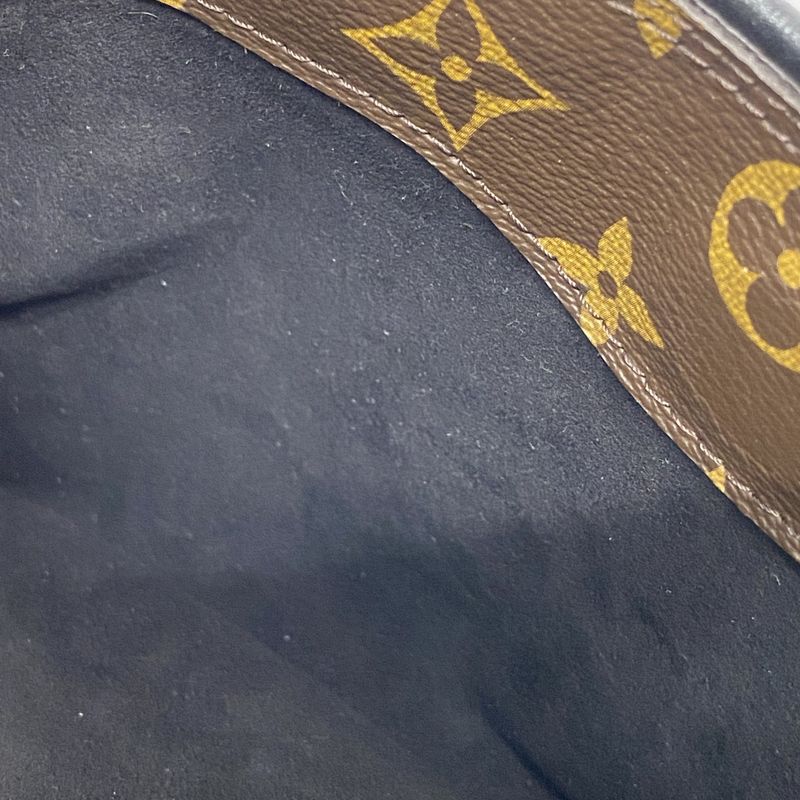 Louis Vuitton Handbag Monogram Pallas BB M41218 Brown Noir Black 2way Bag Ladies