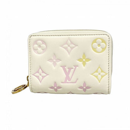 Louis Vuitton Wallet Monogram Flower Portefeuille Lou M11909 White Ladies
