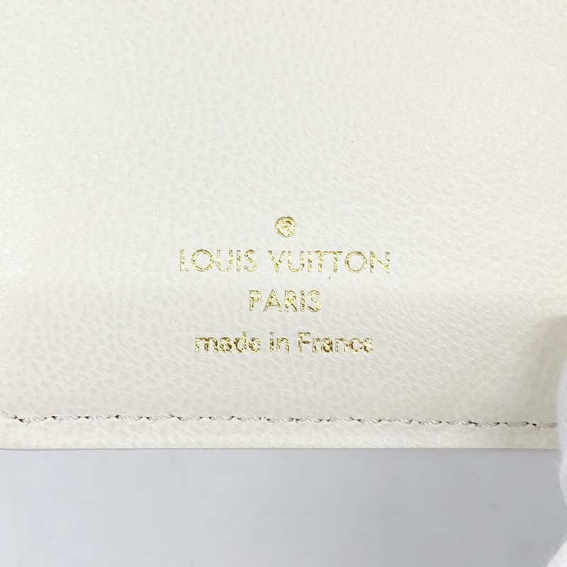Louis Vuitton Wallet Monogram Flower Portefeuille Lou M11909 White Ladies