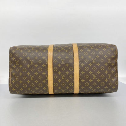 Louis Vuitton Boston Bag Monogram Keepall 55 M41424 Brown Men Women Unisex