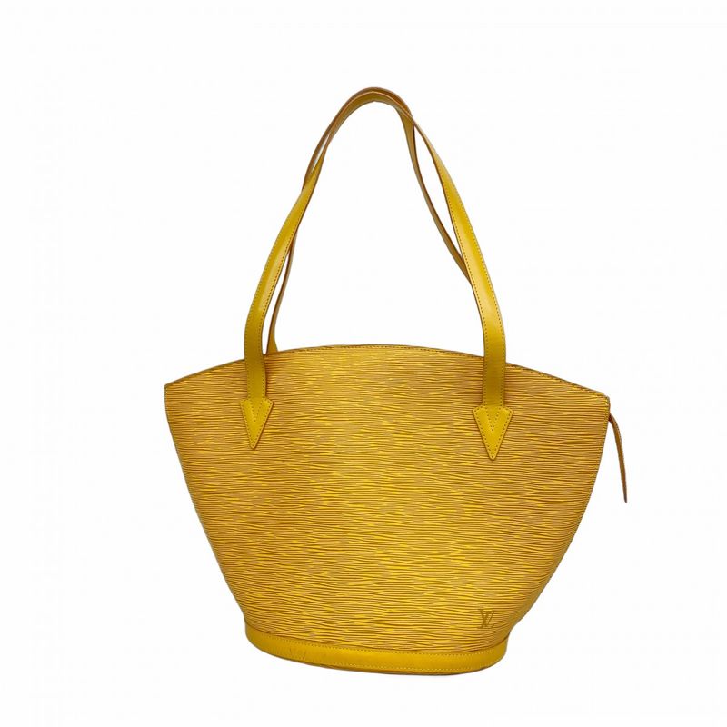 Louis Vuitton Shoulder Bag Epi Saint-jacques Shopping M52269 Jaune Ladies