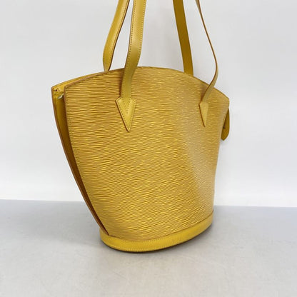 Louis Vuitton Shoulder Bag Epi Saint-jacques Shopping M52269 Jaune Ladies