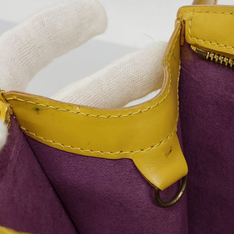 Louis Vuitton Shoulder Bag Epi Saint-jacques Shopping M52269 Jaune Ladies