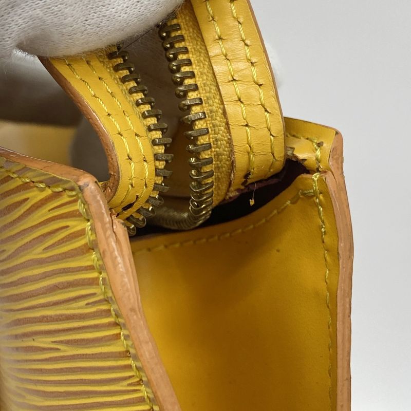 Louis Vuitton Shoulder Bag Epi Saint-jacques Shopping M52269 Jaune Ladies