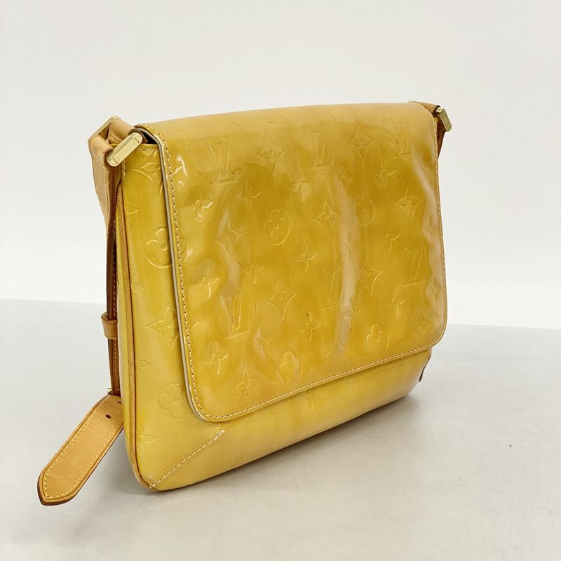 Louis Vuitton Shoulder Bag Vernis Thompson Street M91008 Beige Ladies